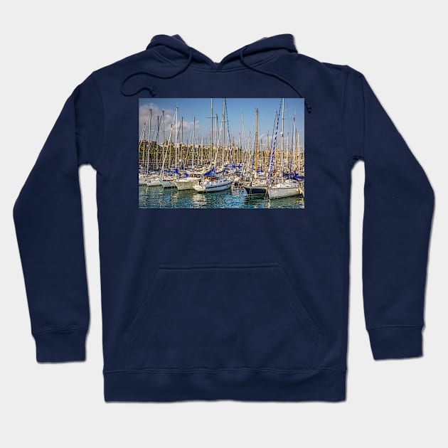 Port Olimpic, Barcelona, Spain Hoodie by tommysphotos